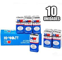 Bateria 9v Pilha Comum Caixa Com 10 Unidades Original 6F22M HW - WH