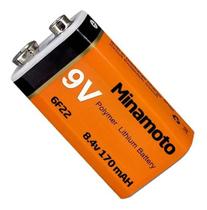 Bateria 9v Recarregável Minamoto 170mah Pilha Original