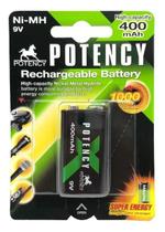 Bateria 9v recarregavel potency 400mah tb1067 Bateria 9v recarregavel potency 400mah tb1067