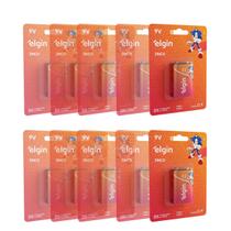 Bateria 9v Zinco Carbono C/10 Unidade