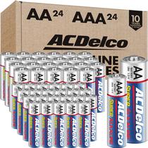 Bateria ACDelco Super Alcalina AA e AAA, pacote com 48