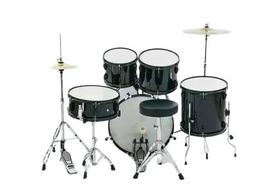 Bateria Acustica 20 Xpro Viper Preta Banco Pratos C-ibanez