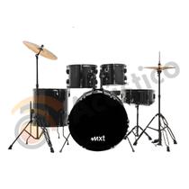 Bateria Acústica Completa MXT M-B120P Com Pratos E Banco