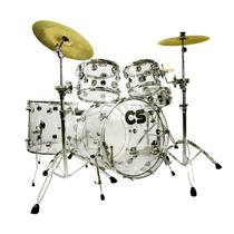 Bateria Acustica CS Drums Acrílica Bumbo 22" + Estantes Bateria Acustica CS Drums Acrílica Bumbo 22" + Estantes