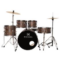 Bateria Acústica Michael DMT320 Bumbo 20 com Banco Bateria Acústica Michael DMT320 Bumbo 20 com Banco