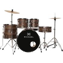 Bateria Acústica Michael Trinity DMT322 MDK 22 Matte Oaky