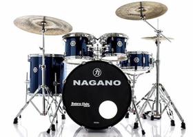 Bateria Acústica Nagano Garage Fusion 20 BLN Blue Night