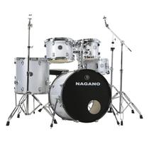 Bateria Acústica Nagano Garage Fusion 20 SVS Silver Sparkle