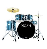 Bateria Acústica Noah SC5 Completa 22" Blue Sparkle