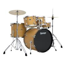 Bateria Acústica Premium Max PM22 Natural Wood com Bumbo 22" Bateria Acústica Premium Max PM22 Natural Wood com Bumbo 22"
