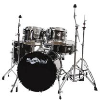Bateria Acústica Profissional Spanking 20" Com banco Cor:Black Sparkle