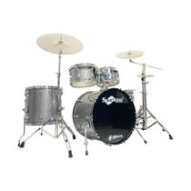 Bateria Acústica Profissional Spanking 22" Com banco Cor:Silver Sparkle