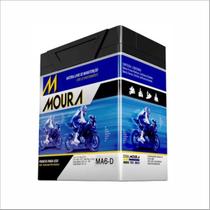 Bateria AGM Moto Moura 12V 6Ah MA6-D DAFRA APACHE 150 HONDA BIZ 125 KS FUEL INJECTION MIX 125+ 100