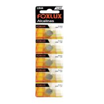Bateria Alcalina 1,5v Lr44 Com 5 Unidades Foxlux Bateria Alcalina 1,5v Lr44 Com 5 Unidades Foxlux