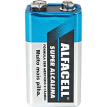 Bateria Alcalina 9V 6LR6 Alfacell - Alfacell