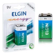 Bateria Alcalina 9V 6Lr61 Certificado Inmetro - Elgin