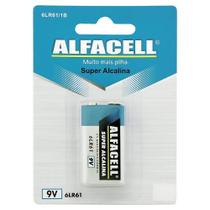 Bateria Alcalina 9V Alfacell Blister Com 1 Unidade 6LR611B