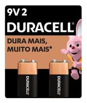 Bateria Alcalina 9v Duracell Com 2 Unidades