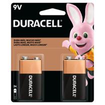 Bateria alcalina 9v embalagem c/2 mn1604b2 duracell Bateria alcalina 9v embalagem c/2 mn1604b2 duracell