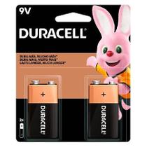 Bateria Alcalina 9v Mn1604 (com 2 Pilhas) Duracell Bateria Alcalina 9v Mn1604 (com 2 Pilhas) Duracell