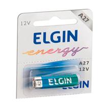 Bateria Alcalina A27 Elgin 82196 - Unidade - para controle de portão automático e alarmes Bateria Alcalina A27 Elgin 82196 - Unidade - para controle de portão automático e alarmes