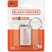 Bateria Alcalina B+D High Ultra Alkaline 9V Blister Com 1 Unidade BDBT-009V-01 Black Decker Bateria Alcalina B+D High Ultra Alkaline 9V Blister Com 1 Unidade BDBT-009V-01 Black Decker