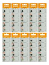 Bateria Alcalina Botão Ag13 Lr44 10 Cartelas Com 5 Cada 1.5v Total 50 Unidades Bateria Alcalina Botão Ag13 Lr44 10 Cartelas Com 5 Cada 1.5v Total 50 Unidades