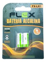 Bateria Alcalina Lr1 Tipo N Flex 1,5v Cartela 2 Pilhas
