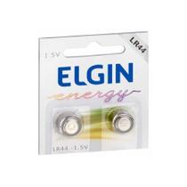 Bateria Alcalina LR44 A76 AG13 Elgin 82194 - com 2 Unidades - para brinquedos, calculadoras