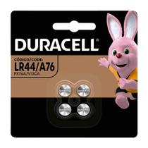 Bateria Alcalina LR44 (A76) Duracell - 4 Unidades - para brinquedos, calculadoras