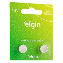 Bateria Alcalina LR44 Blister Elgin 2 Unidades