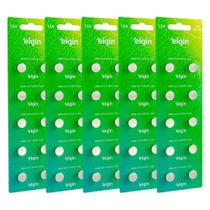 Bateria Alcalina LR44 com 50 unidades Elgin Bateria Alcalina LR44 com 50 unidades Elgin