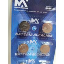 Bateria alcalina maxmidia max-ag13 com 10 un