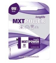Bateria Alcalina MXT 9V 6LR61 (Blister)