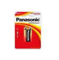Bateria Alcalina Pilha Panasonic 9v Power Alkaline 2 Unidades