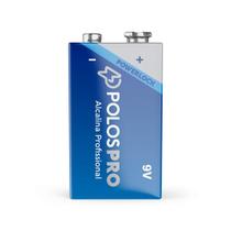 Bateria Alcalina Profissional 9V Polos - 1 Unidade