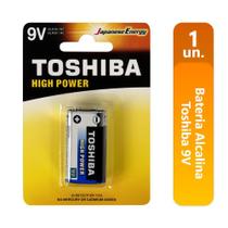 Bateria Alcalina Toshiba 9V Cartela Com 1 Unidade