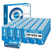 Bateria Allmax CR123A Potência máxima de lítio 48 unidades 3V Bateria Allmax CR123A Potência máxima de lítio 48 unidades 3V
