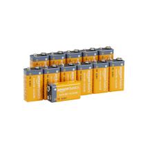 Bateria Amazon Basics 9V Alkaline Performance, pacote com 12 Bateria Amazon Basics 9V Alkaline Performance, pacote com 12