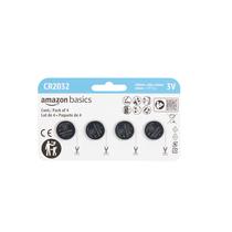Bateria Amazon Basics CR2032 Lithium Coin Cell, pacote com 4 Bateria Amazon Basics CR2032 Lithium Coin Cell, pacote com 4