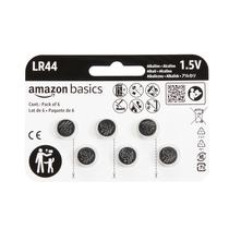 Bateria Amazon Basics LR44 alcalina de 1,5 V (pacote com 6) Bateria Amazon Basics LR44 alcalina de 1,5 V (pacote com 6)