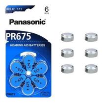 Bateria Auditiva PR675 Panasonic Cartela com 6 Unidades