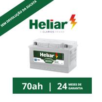 Bateria Automotiva Heliar 70ah - Modelo H70ND (Polaridade - Direito)