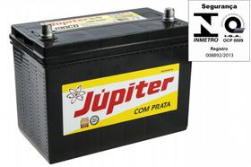 Bateria Automotiva Júpiter 90ah 12v Besta / Topic Com Prata