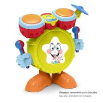 Bateria Baby Batera Luz e Som Tateti 0825 Ta Te Ti