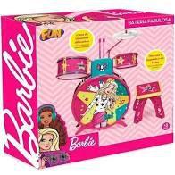Bateria barbie infantil com banquinho 7293-1 barão Bateria barbie infantil com banquinho 7293-1 barão