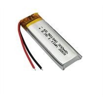 Bateria base de carga dos fones 501340 com 300mah e 2 fios