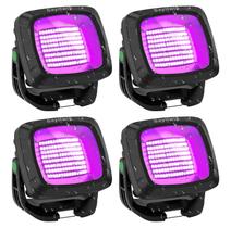 Bateria Black Light Flood Sayitwill, pacote com 4 baterias de 395 nm e 6000 mAh