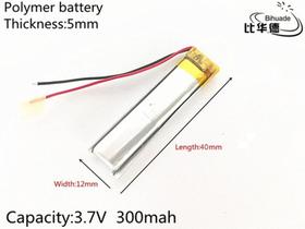Bateria Bluetooth Fone De Ouvido 5mm X 12mm X 40mm -