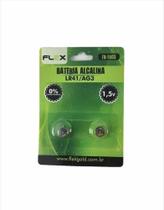 Bateria Botão Alcalina FX-LR03 LR41 AG3 1.5V Cartela Com 2 - Flex